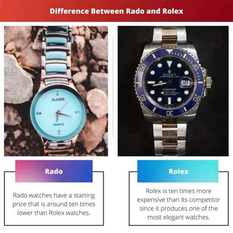 rado vs rolex steel.